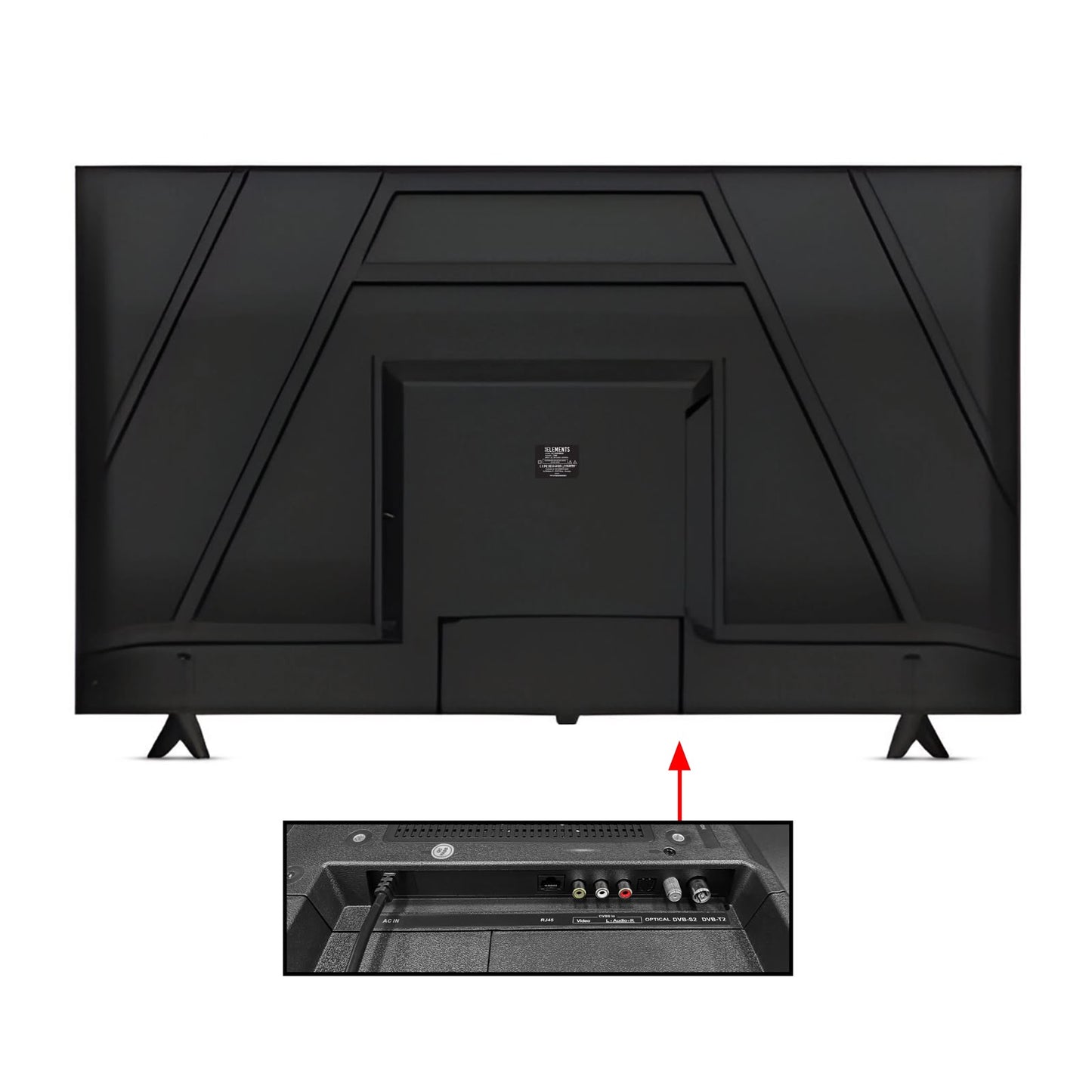 KB Elements 43-Inch QLED UHD 4K HDR+ Smart Frameless TV with WebOS