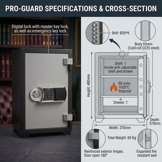 SecuraSafe LB-480 Safebox
