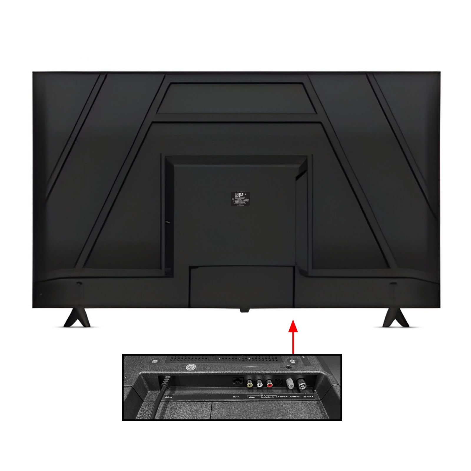 KB Elements 43-Inch QLED UHD 4K HDR+ Smart Frameless TV with WebOS
