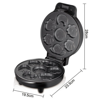 RAF 1000W Electric Cake Maker Multi Shape Cookie Maker R2218