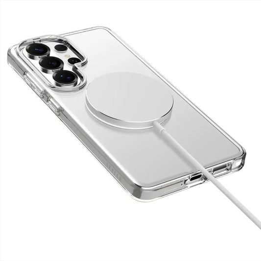 Levelo Allure MagSafe PC Hard Case for S26 Ultra - Transparent
