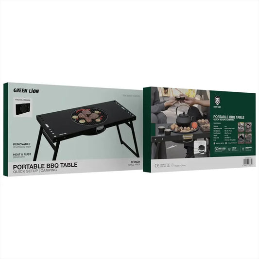 Green Lion Portable BBQ Camping Table