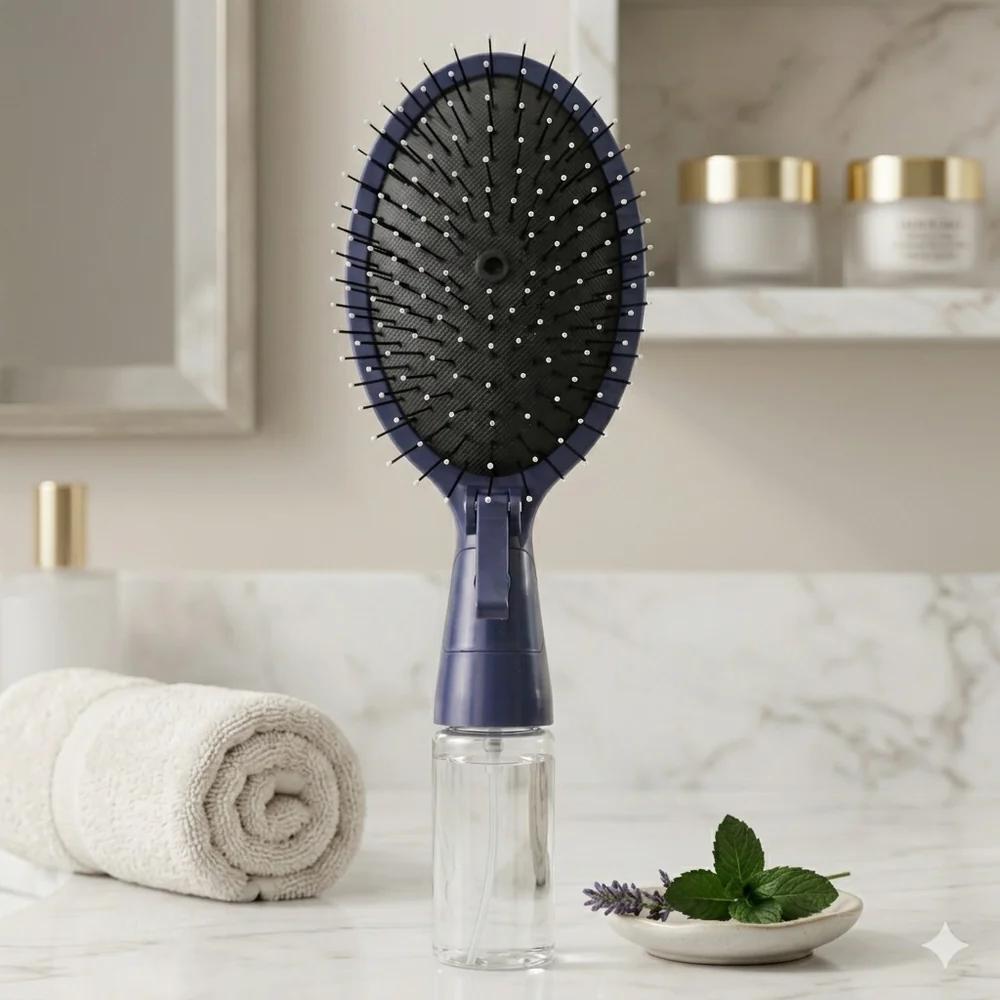 2-in-1 Spray Hair Brush