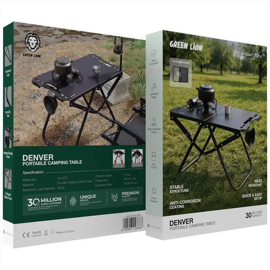 Green Lion Denver Portable Camping Table