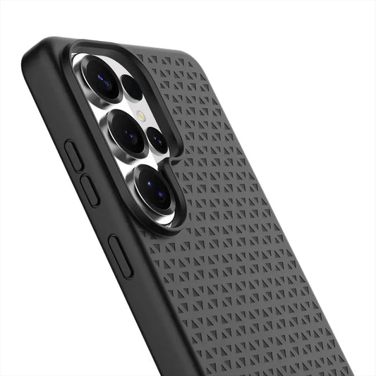 Levelo Fiora MagSafe Liquid Silicone Case for S26 Ultra - Black