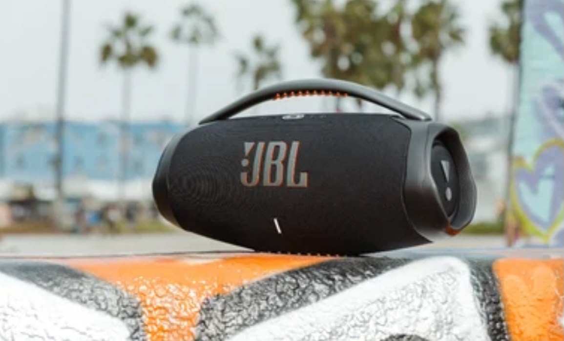 JBL Boombox 3 Portable Bluetooth Speaker – Black