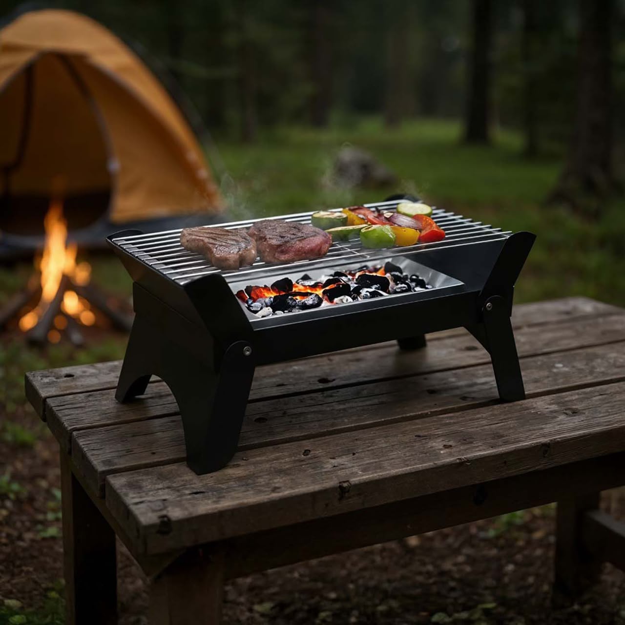 Green Lion Qudra Foldable BBQ Grill