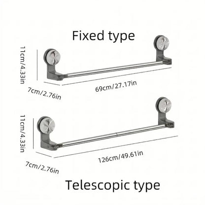 Rotating Retractable Suction Hook Bathroom Hanger Organiser